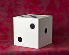 GIANT DICE PHOTO PROP, NEW, 12 TALL, GAMBLING, VEGAS  