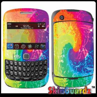 Tie Dye Vinyl Case Decal Skin To Cover BLACKBERRY CURVE 8520 8530 