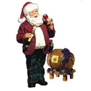  Kurt Adler Fabriche Wine Taster Santa