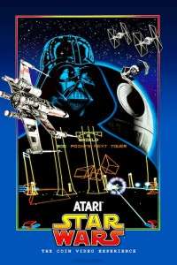 Atari Star Wars Video Game POSTER Darth Vader Arcade  