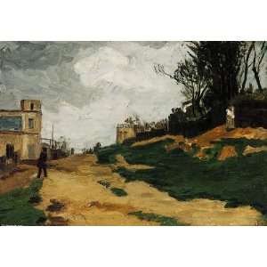 Hand Made Oil Reproduction   Paul Cezanne   32 x 22 inches   Landscape 