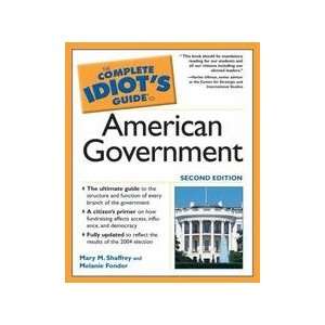  The Complete Idiots Guide To American Government   Second 