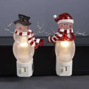   Top and Santa Claus Hats Christmas Night Lights 5.5