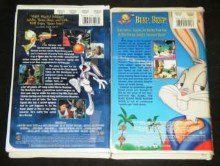 LOONEY TUNES 2 VHS NICE MOVIE SET Space Jam & The Bugs Bunny/Road 