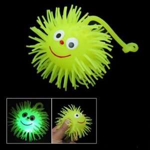   Shaped Flashlight Bounce Ball Children Toy Yellow Green: Toys & Games