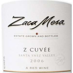  2007 Zaca Mesa Z Cuvee Santa Ynez Valley 750ml Grocery 