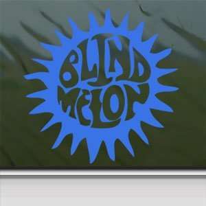 Blind Melon Band Sun Logo Blue Decal Truck Window Blue Sticker