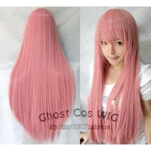  Vocaloid Long Cosplay Luka Party Pink Straight Wig 100cm 