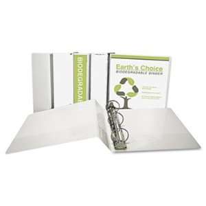  Earths Choice Biodegradable Round Ring View Binder, 4 