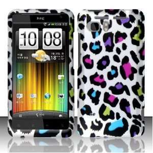 VMG AT&T HTC Vivid Design Hard Case Cover 3 ITEM COMBO PACK Silver 