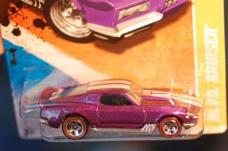   11 Hot Wheels Blvd. Bruiser Purple Redline Tires Wal Mart Only   