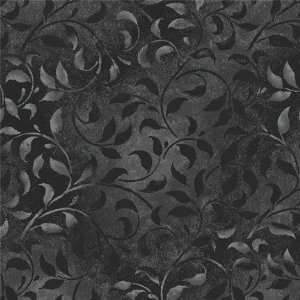  Complementary Climbing Vines Wide Quilt Backing   Gray 