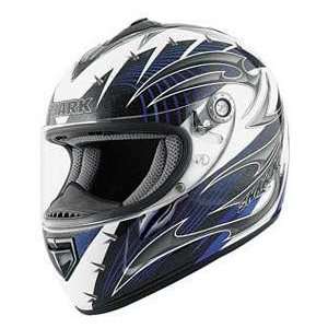  Shark RSX HOOK WH_BLU XL MOTORCYCLE Full Face Helmet 