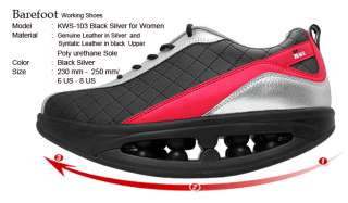 Health Walking Shoes Sneakers Black Women KW103s  