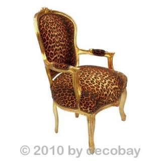 Bedroom Design, Accent Chair, in Leopard / African print with gold 