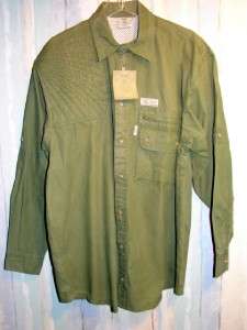 NWT ~ TAG TRAVEL CLOTHING   AUTHENTIC VENTED AFRICAN SAFARI SHIRT MENS 