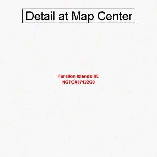  USGS Topographic Quadrangle Map   Farallon Islands NE 