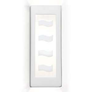  A19 White Serenity Wall Sconce