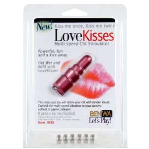  Love Kisses Multi Speed Clitorisoris Stimulator: Health 