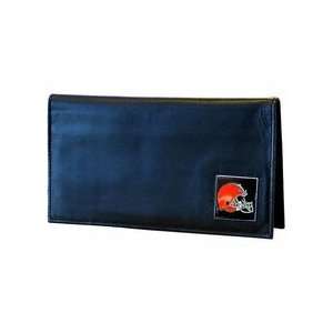  Cleveland Browns Leather Checkbook Cover: Sports 