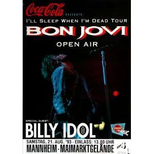  Bon Jovi   Open Air 1993   CONCERT   POSTER from GERMANY 