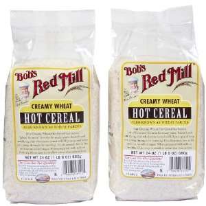 Bobs Red Mill Farina White Wheat Cereal, 24 oz, 2 pk:  