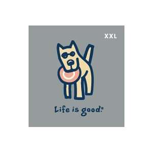  Life Is Good Go Fetch on Moss Mens Tee Sports 