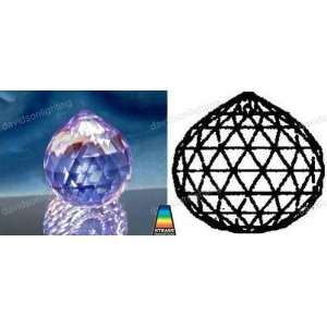 Swarovski Strass Blue Violet Crystal Ball With Lazer Logo Etched 30mm 