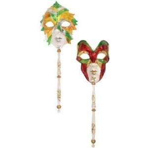   Art Deco Carnival Masquerade Ball Wall Mask Foglio: Home & Kitchen