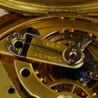 Reloj de bolsillo vintage de oro de Vacheron Constantino 18k 52 mm