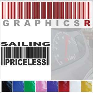   UPC Priceless Sailing Sail Rigging Rudder Sailboat A744   Silver