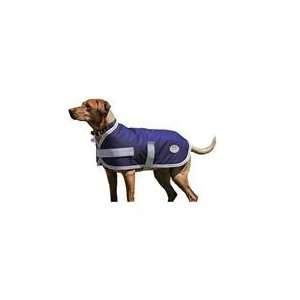DOG BLANKET, Color NAVY/SILVER; Size 28 INCH (Catalog Category Dog 