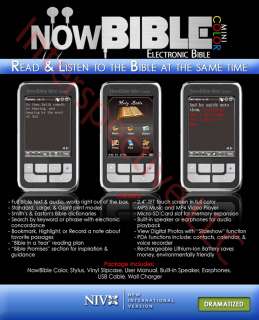 NIV Dramatized NowBible Color Mini Electronic Now Bible  