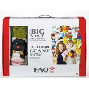  FAO SCHWARZ The Big A to Z Animal Puppets (Age 2 years 