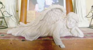 Laying Seraphim Angel Shelf Sitter Heavenly Figurine  
