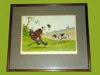Erreur! Mistake! Color Etching 9 X 12 Framed Picture Signed by Boris 