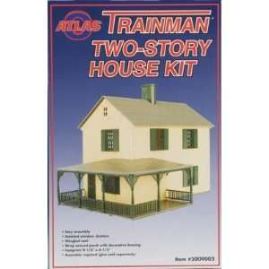  Atlas O Scale TrainMan Kit Two Story House Toys & Games