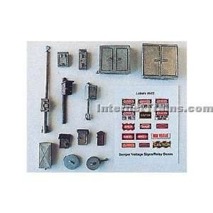   HO Scale Mainline Detail Set w/Relay & Phone Boxes Toys & Games