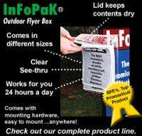 40 InfoPak Outdoor Brochure Box Holders Real Estate  