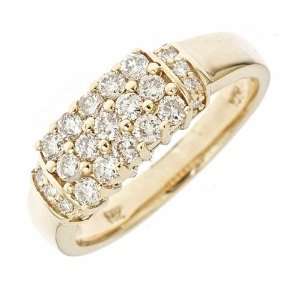  Diamond Wedding Anniversary Band Ring 0.65ct in Pave Prong Setting 