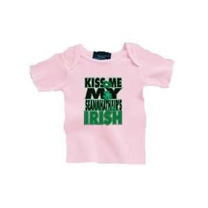    Kiss Me My Seanmhathairs Irish Infant Lap Shoulder Shirt Baby