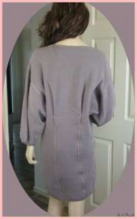 Alaia Vintage 100% Cotton Mauve Unique Body Con Pocket Dress Medium 