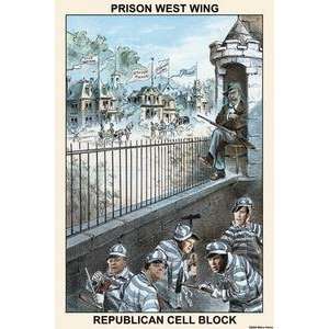  Vintage Art Prison West Wing   Republican Cell Block 