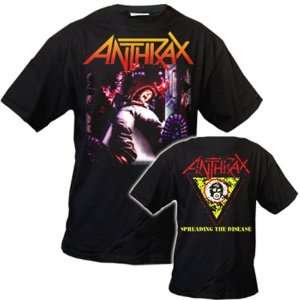   Distribution   Anthrax   Spreading The Disease T Shirt noir (M): Music