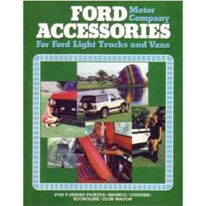  1980 FORD TRUCK Accessories Sales Brochure Book 