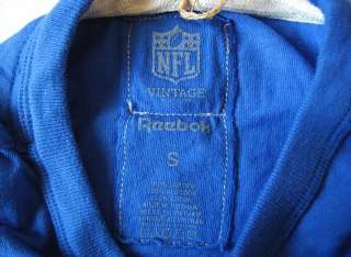 NWT Reebok NFL DENVER BRONCOS Retro Classic Wash Long Sleeve Jersey 
