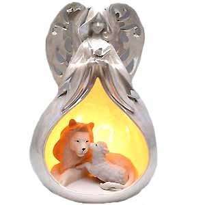 Appletree Design Eternal Peace Angel with Lion and Lamb 