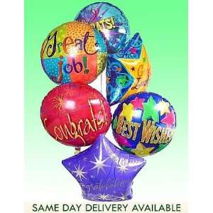   Mylar Balloon Bouquet   FREE SAME DAY DELIVERY: Toys & Games