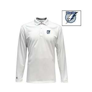 Antigua Tampa Bay Lightning Victor Long Sleeve Polo Shirt   TAMPA BAY 