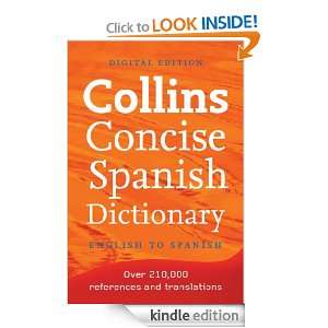 Concise English Spanish Dictionary (Collins Concise Spanish Dictionary 